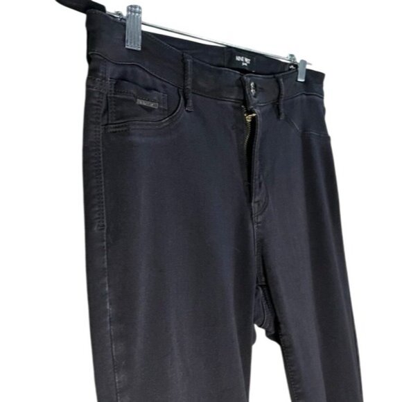 Nine West Black Stretch Skinny Jeans Womens Size 8 Mid Rise Denim Pants - Picture 2 of 9